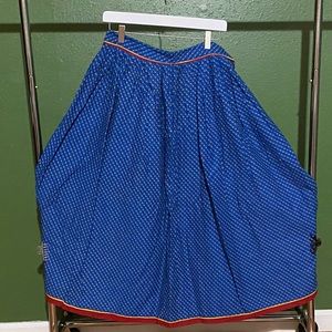 Blue skirt